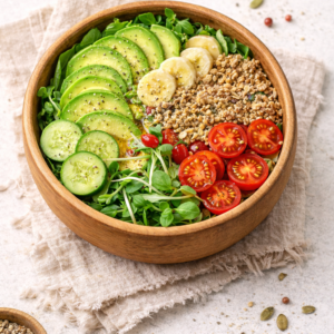 Salad trái cây và hạt